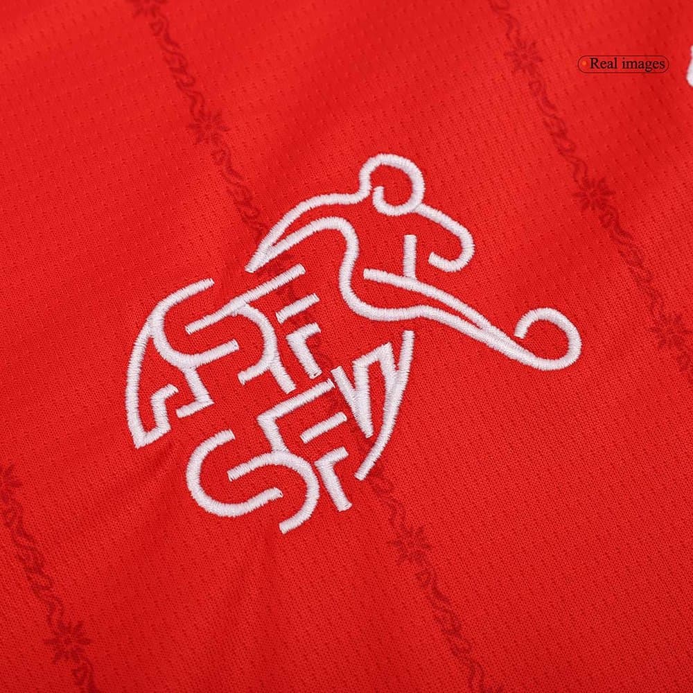 Men's Switzerland Home Replica Soccer Jersey EURO 2024 Men's Switzerland Home Replica Soccer Jersey EURO 2024