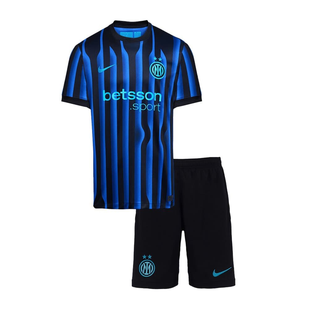 Kid's Inter Milan Home Soccer Jersey Kit 2025/26 Kid's Inter Milan Home Soccer Jersey Kit 2025/26