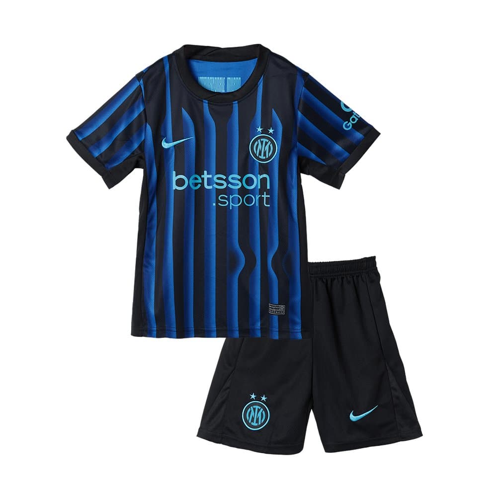 Kid's Inter Milan Home Soccer Jersey Kit 2025/26 Kid's Inter Milan Home Soccer Jersey Kit 2025/26