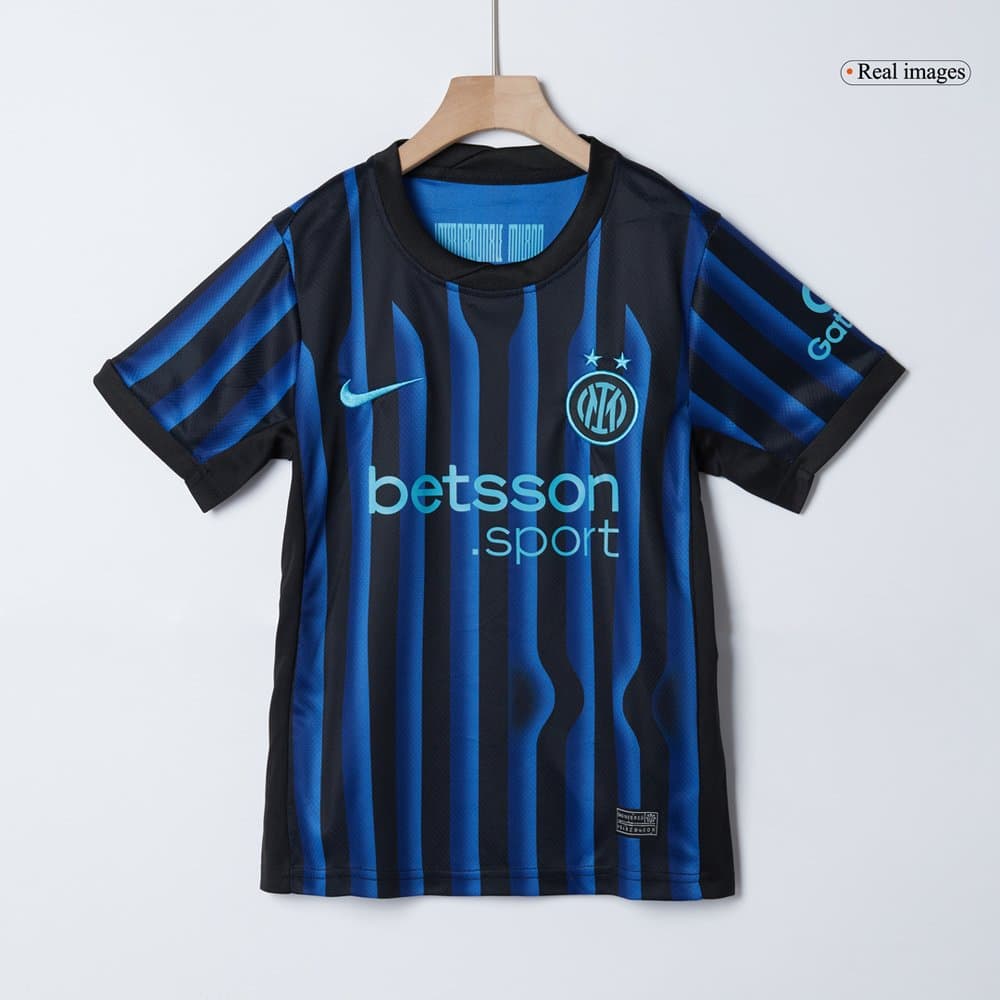 Kid's Inter Milan Home Soccer Jersey Kit 2025/26 Kid's Inter Milan Home Soccer Jersey Kit 2025/26