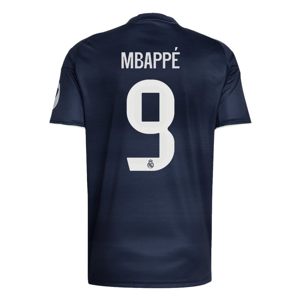 Men's MBAPPÉ #9 Real Madrid Away Replica Soccer Jersey 2025/26