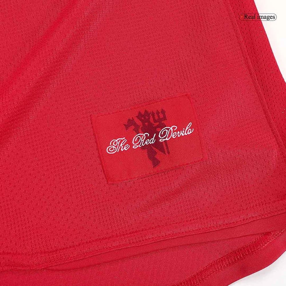 Men's Manchester United Home Long Sleeve Retro Soccer Jersey - UCL 2007/08 Men's Manchester United Home Long Sleeve Retro Soccer Jersey - UCL 2007/08