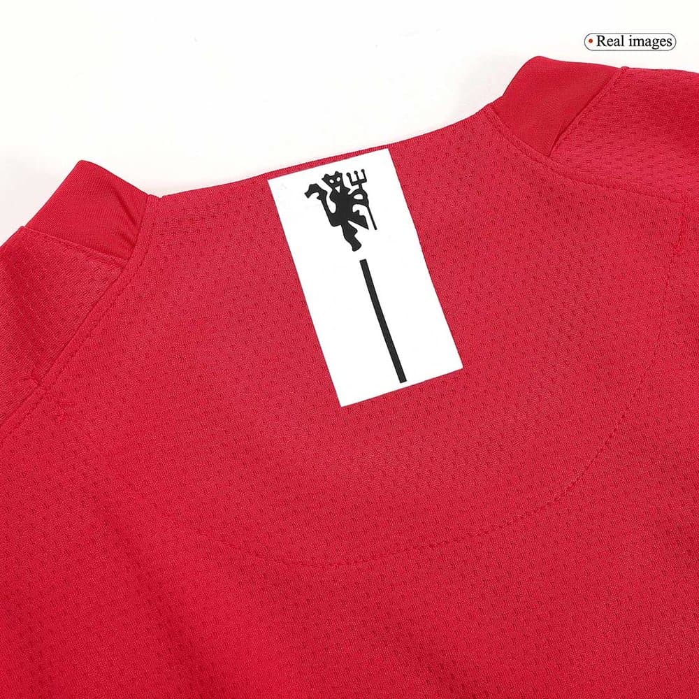 Men's Manchester United Home Long Sleeve Retro Soccer Jersey - UCL 2007/08 Men's Manchester United Home Long Sleeve Retro Soccer Jersey - UCL 2007/08