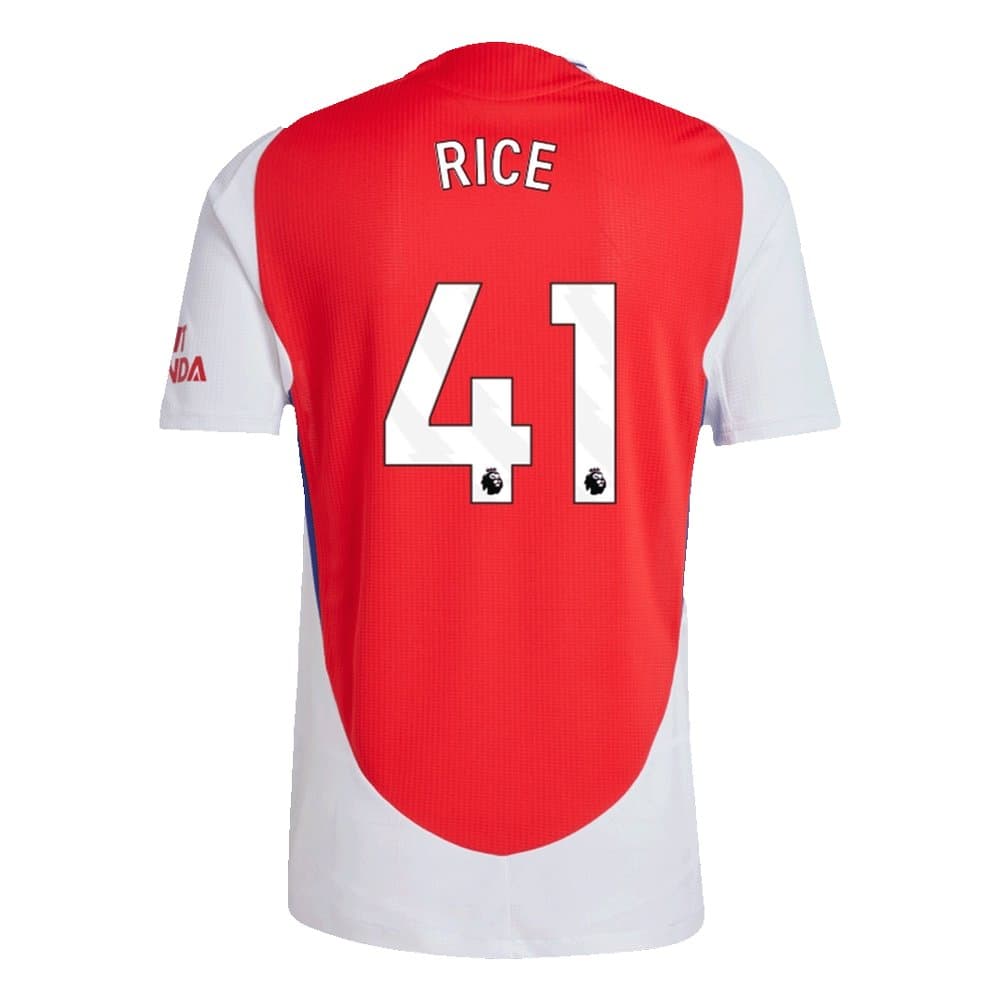 Men's RICE #41 Arsenal Home Authentic Jersey 2024/25 Men's RICE #41 Arsenal Home Authentic Jersey 2024/25