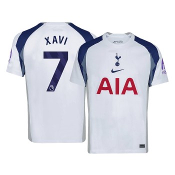 Men's XAVI #7 Tottenham Hotspur Home Replica Soccer Jersey 2025/26