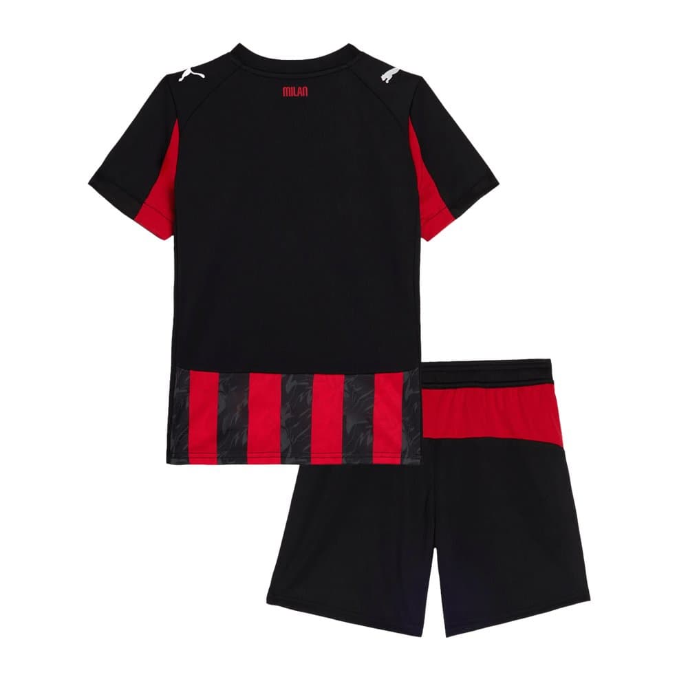 Kid's AC Milan Home Soccer Jersey Kit 2025/26 Kid's AC Milan Home Soccer Jersey Kit 2025/26