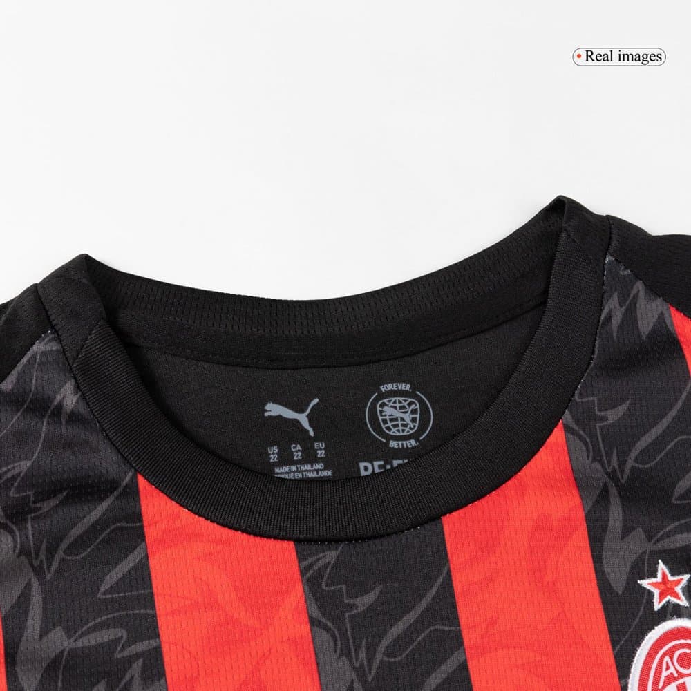 Kid's AC Milan Home Soccer Jersey Kit 2025/26 Kid's AC Milan Home Soccer Jersey Kit 2025/26