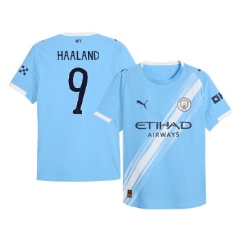 Men's HAALAND #9 Manchester City Home Authentic Jersey World Cup 2025/26 Men's HAALAND #9 Manchester City Home Authentic Jersey World Cup 2025/26