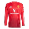 Men's Manchester United Home Long Sleeve Jersey 2024/25