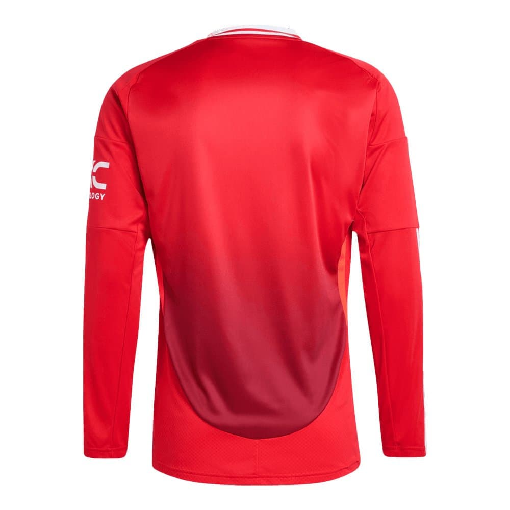 Men's Manchester United Home Long Sleeve Jersey 2024/25