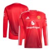Men's Manchester United Home Long Sleeve Jersey 2024/25
