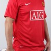 Men's Manchester United Home Retro Soccer Jersey 2007/08