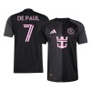 Men's DE PAUL #7 Inter Miami CF Away Authentic Soccer Jersey 2025 Men's DE PAUL #7 Inter Miami CF Away Authentic Soccer Jersey 2025