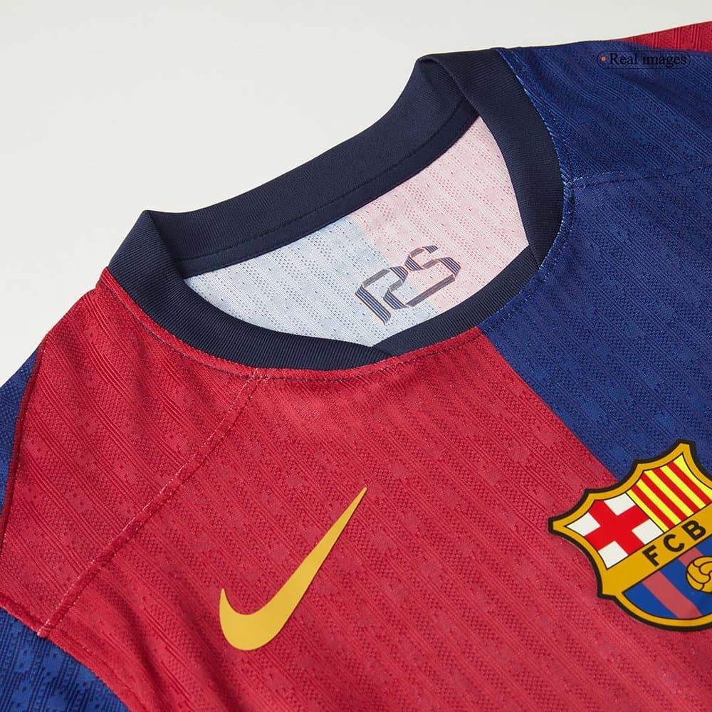 Men's Barcelona X Travis Scott Home Authentic Soccer Jersey 2024/25