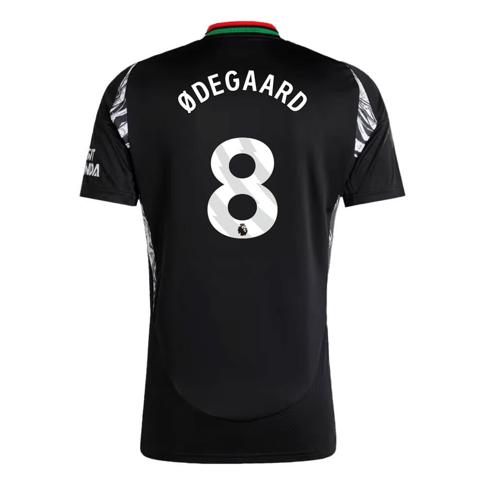 Men's ØDEGAARD #8 Arsenal Away Replica Soccer Jersey 2024/25 Men's ØDEGAARD #8 Arsenal Away Replica Soccer Jersey 2024/25