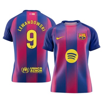 Men's LEWANDOWSKI #9 Barcelona Home Replica Soccer Jersey 2025/26