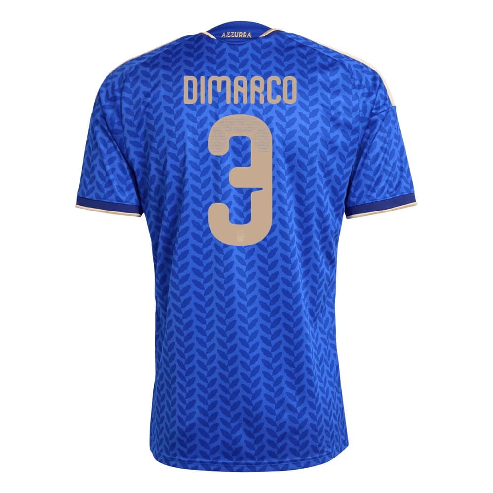 Men's DIMARCO #3 Italy Home Replica Soccer Jersey World Cup 2026