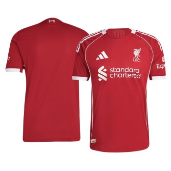Men's Liverpool Home Authentic Soccer Jersey 2025/26