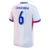 Men's CAMAVINGA #6 France Away Replica Soccer Jersey 2024