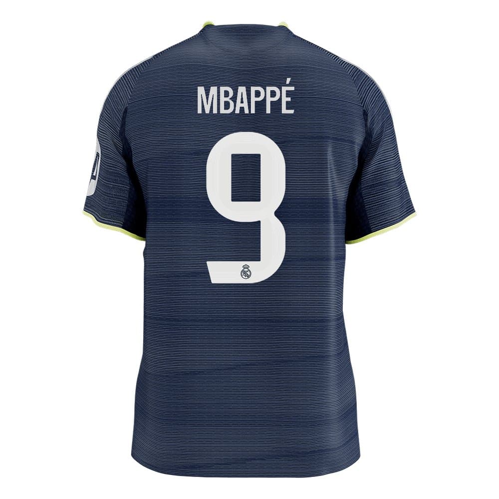 Men's MBAPPÉ #9 Real Madrid Away Authentic Soccer Jersey 2025/26