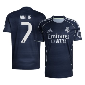 Men's VINI JR. #7 Real Madrid Away Replica Soccer Jersey 2025/26