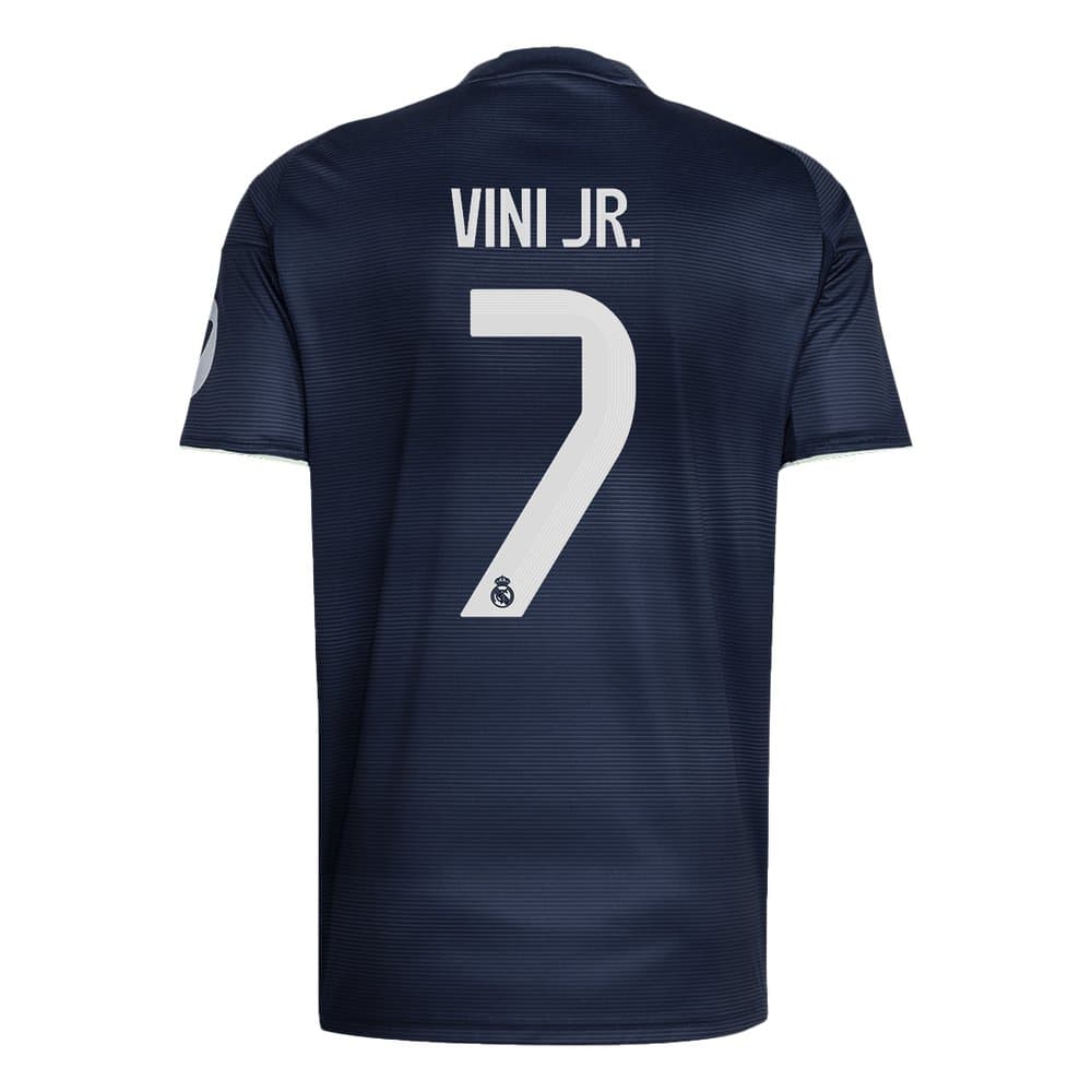 Men's VINI JR. #7 Real Madrid Away Replica Soccer Jersey 2025/26