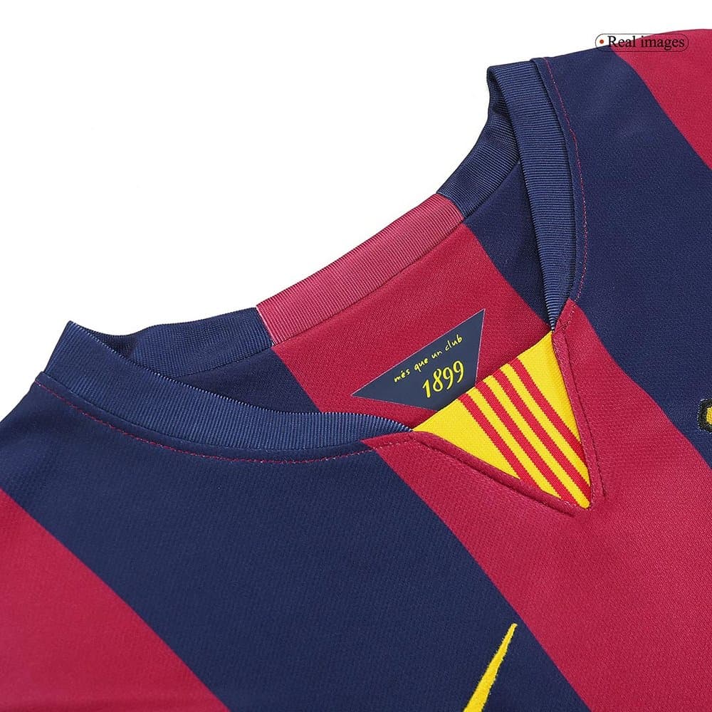 Men's MESSI #10 Barcelona Home Retro Soccer Jersey 2014/15 Men's MESSI #10 Barcelona Home Retro Soccer Jersey 2014/15