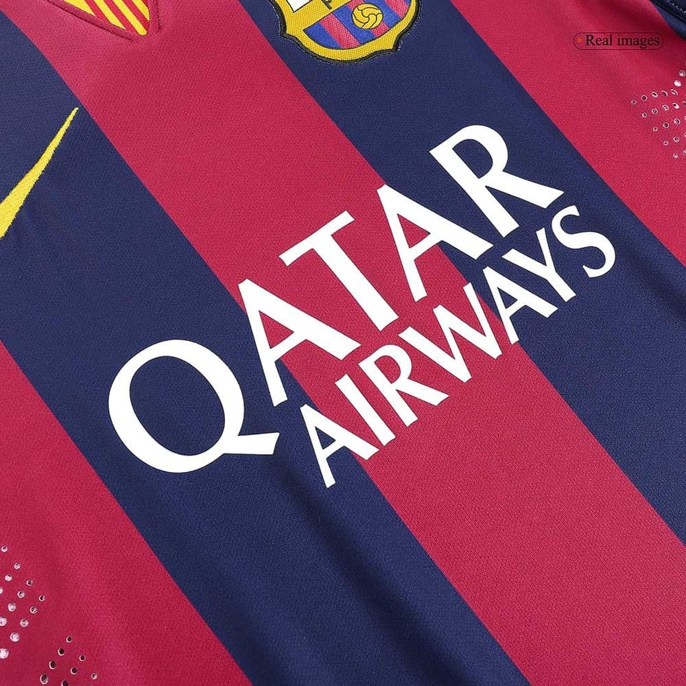 Men's MESSI #10 Barcelona Home Retro Soccer Jersey 2014/15 Men's MESSI #10 Barcelona Home Retro Soccer Jersey 2014/15