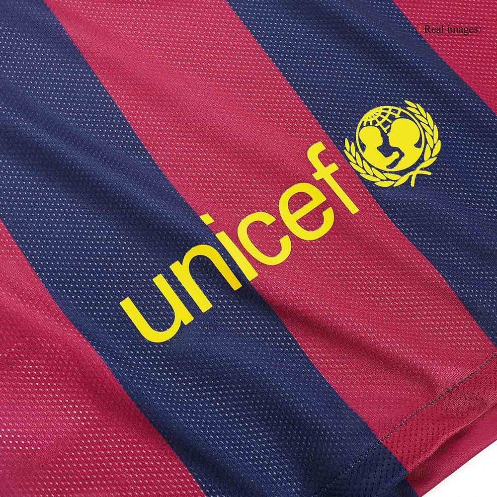 Men's MESSI #10 Barcelona Home Retro Soccer Jersey 2014/15 Men's MESSI #10 Barcelona Home Retro Soccer Jersey 2014/15
