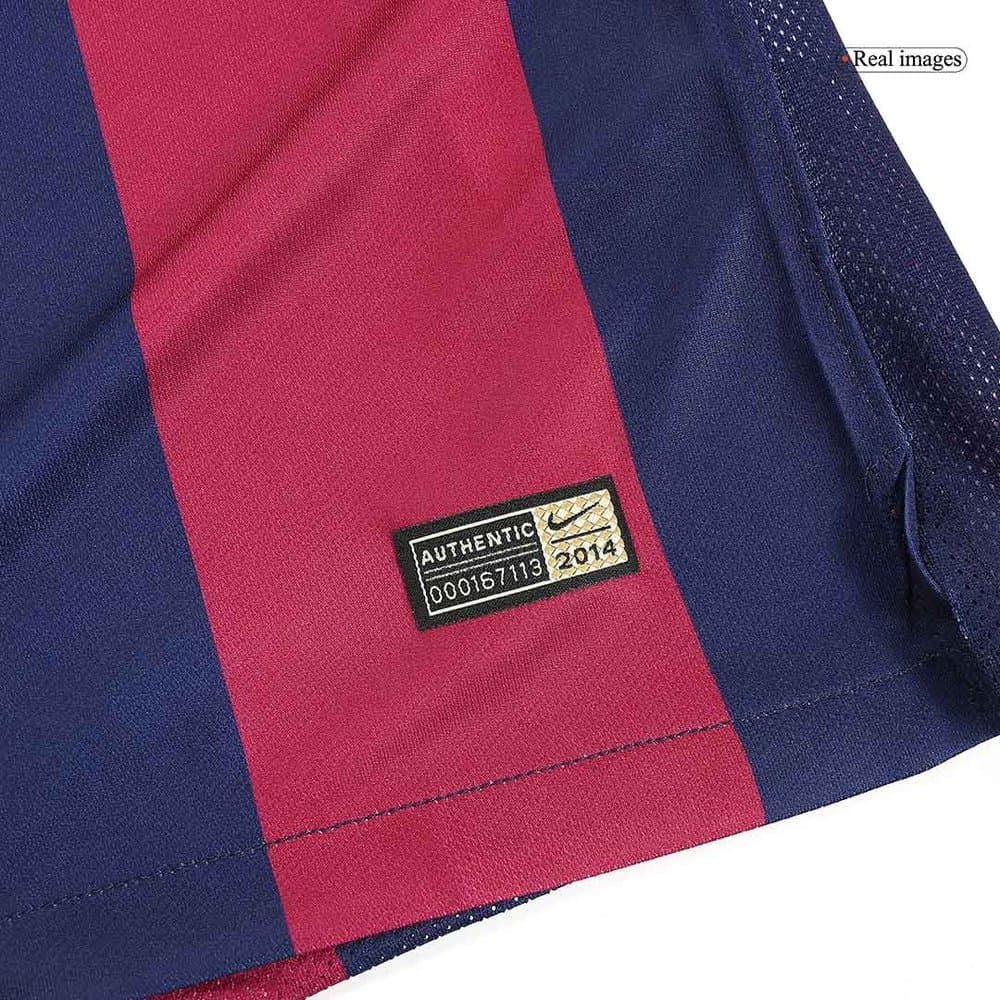 Men's MESSI #10 Barcelona Home Retro Soccer Jersey 2014/15 Men's MESSI #10 Barcelona Home Retro Soccer Jersey 2014/15