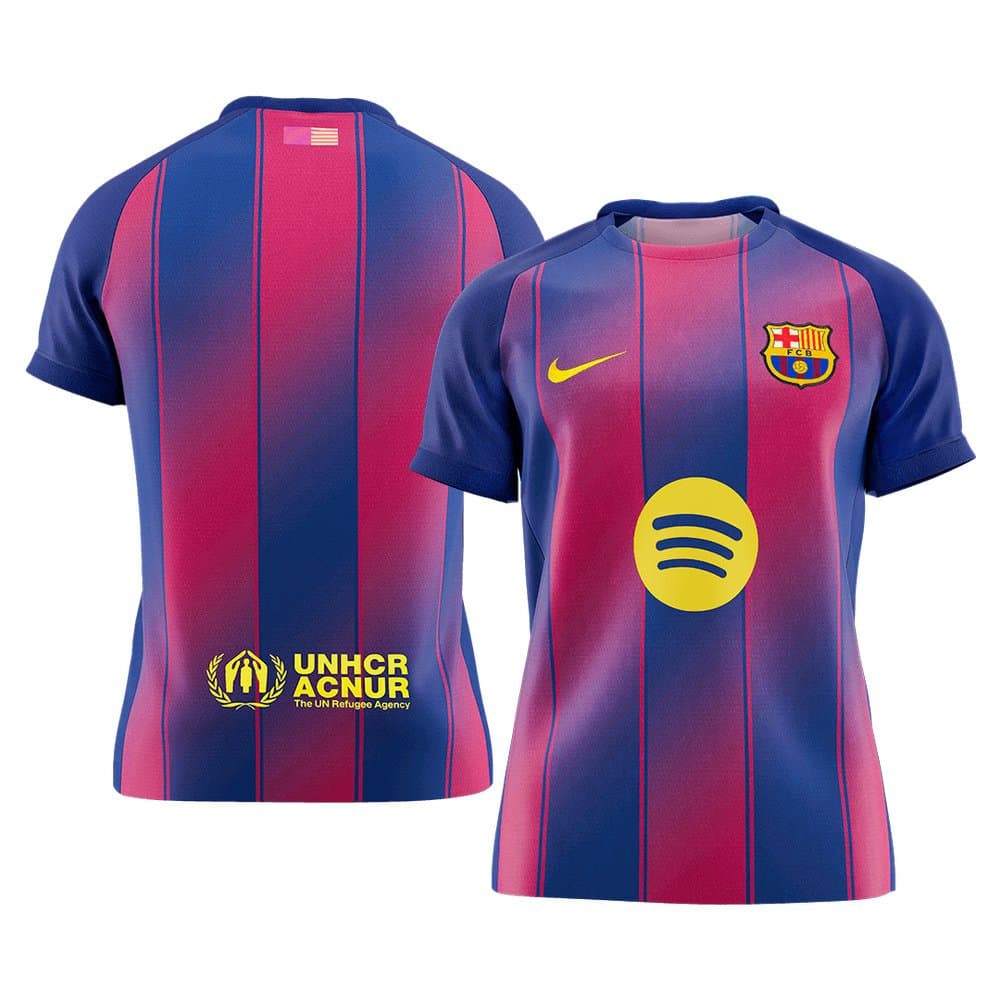 Men's Barcelona Home Replica Soccer Jersey 2025/26 Men's Barcelona Home Replica Soccer Jersey 2025/26