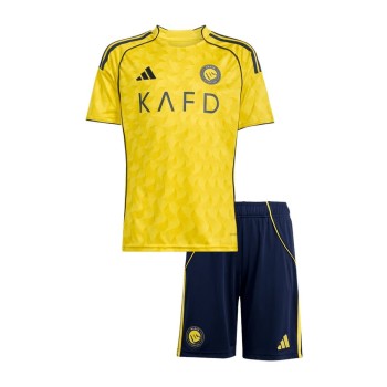 Kid's Al Nassr Home Soccer Jersey Kit 2025/26 Kid's Al Nassr Home Soccer Jersey Kit 2025/26