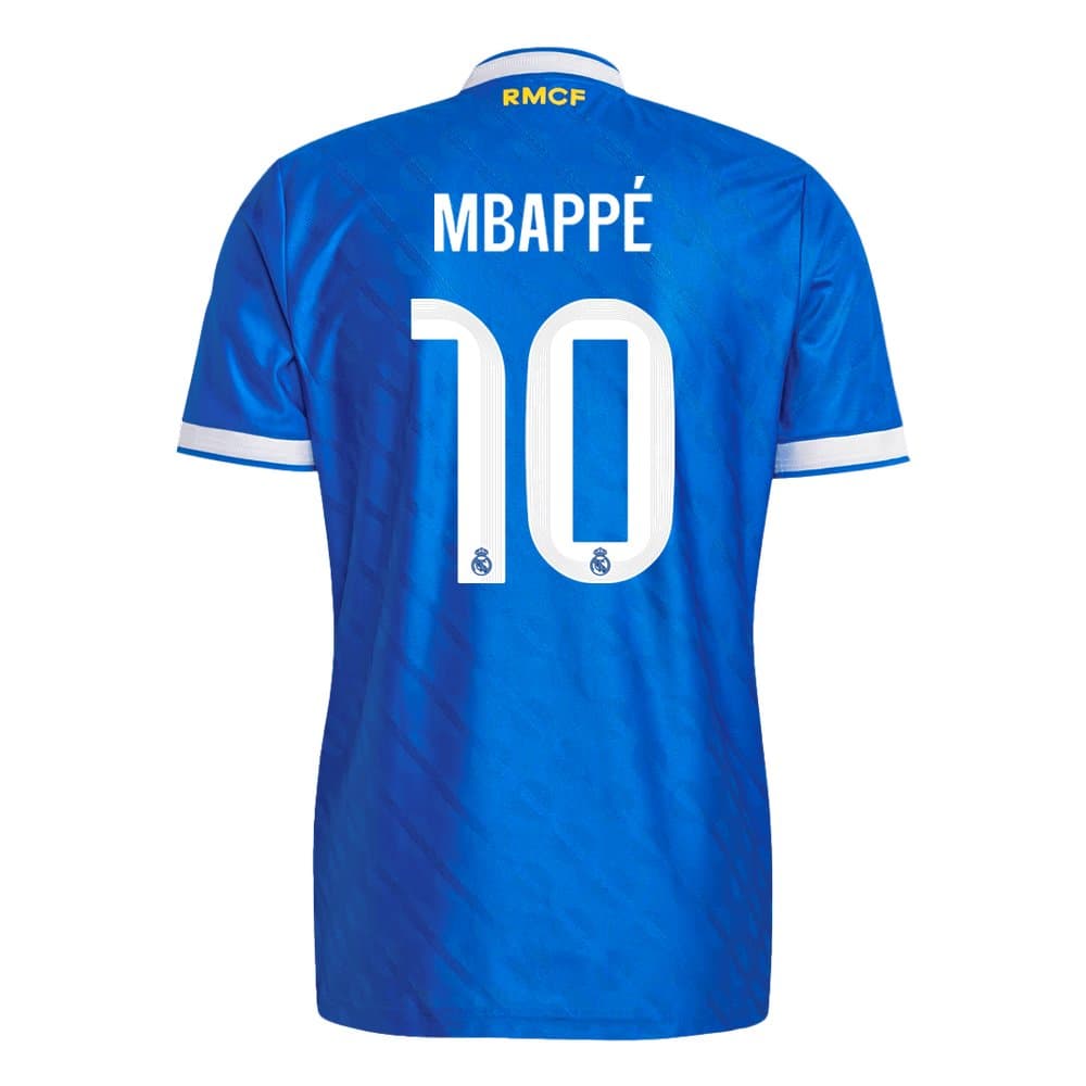 Men's MBAPPÉ #10 Real Madrid Third Away Authentic Soccer Jersey 2025/26