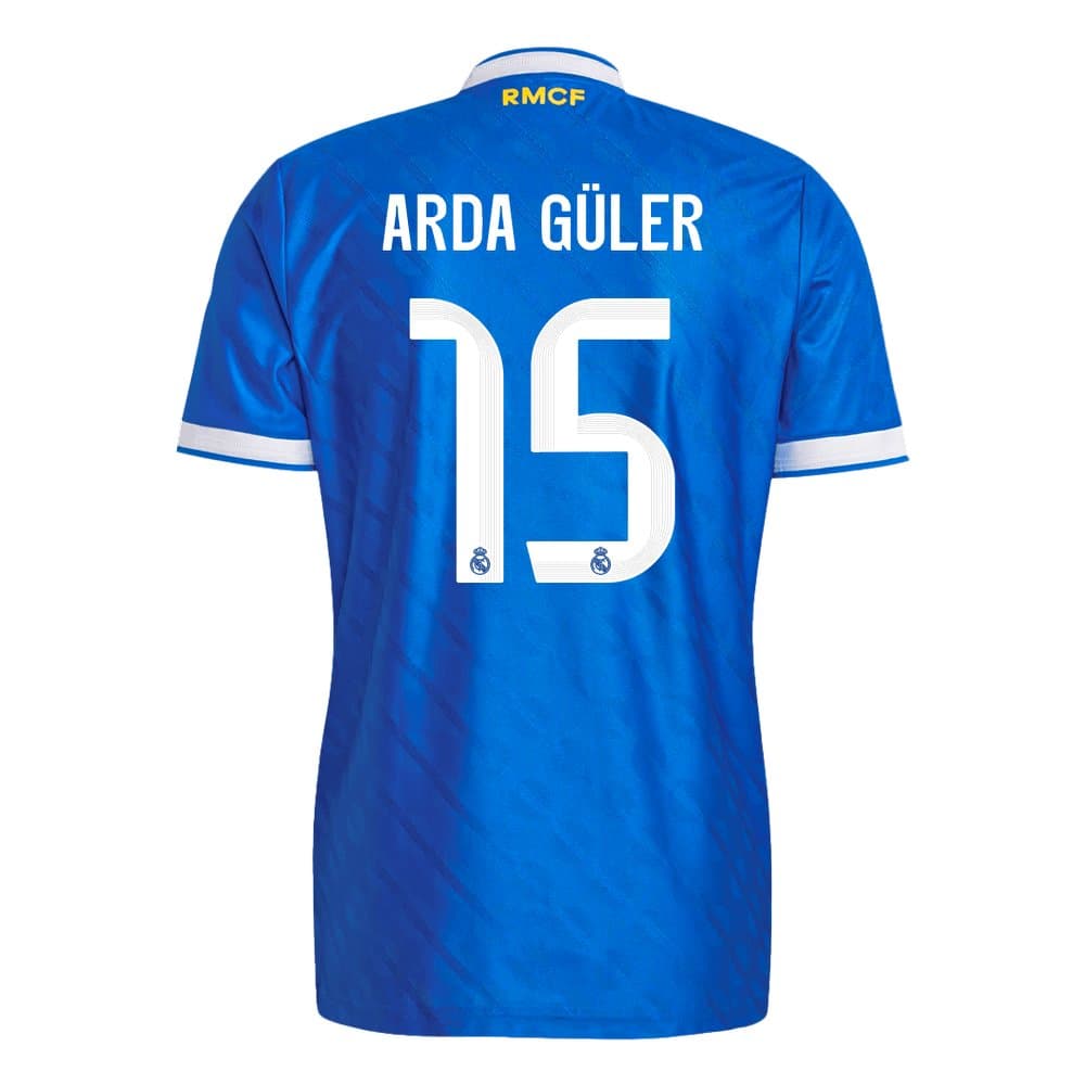 Men's ARDA GÜLER #15 Real Madrid Third Away Authentic Jersey 2025/26