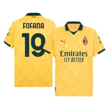 Men's FOFANA #19 AC Milan Third Away Replica Soccer Jersey 2025/26