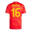 Men's RODRIGO #16 Spain Home Replica Soccer Jersey EURO 2024