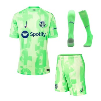 Men's Barcelona Third Away Jersey Full Kit 2024/25 Men's Barcelona Third Away Jersey Full Kit 2024/25