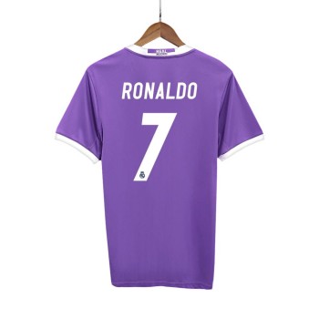 Men's RONALDO #7 Real Madrid Away Retro Soccer Jersey 2016/17 Men's RONALDO #7 Real Madrid Away Retro Soccer Jersey 2016/17