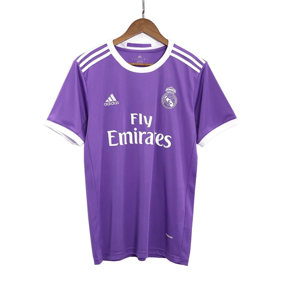 Men's RONALDO #7 Real Madrid Away Retro Soccer Jersey 2016/17