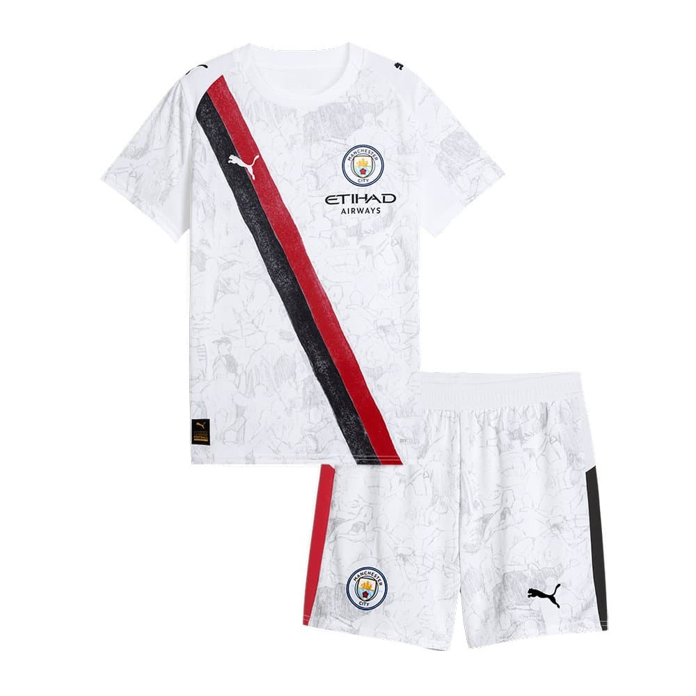 Kid's Kid's Manchester Cityuper Jersey Kit - Club World Cup 2025/26