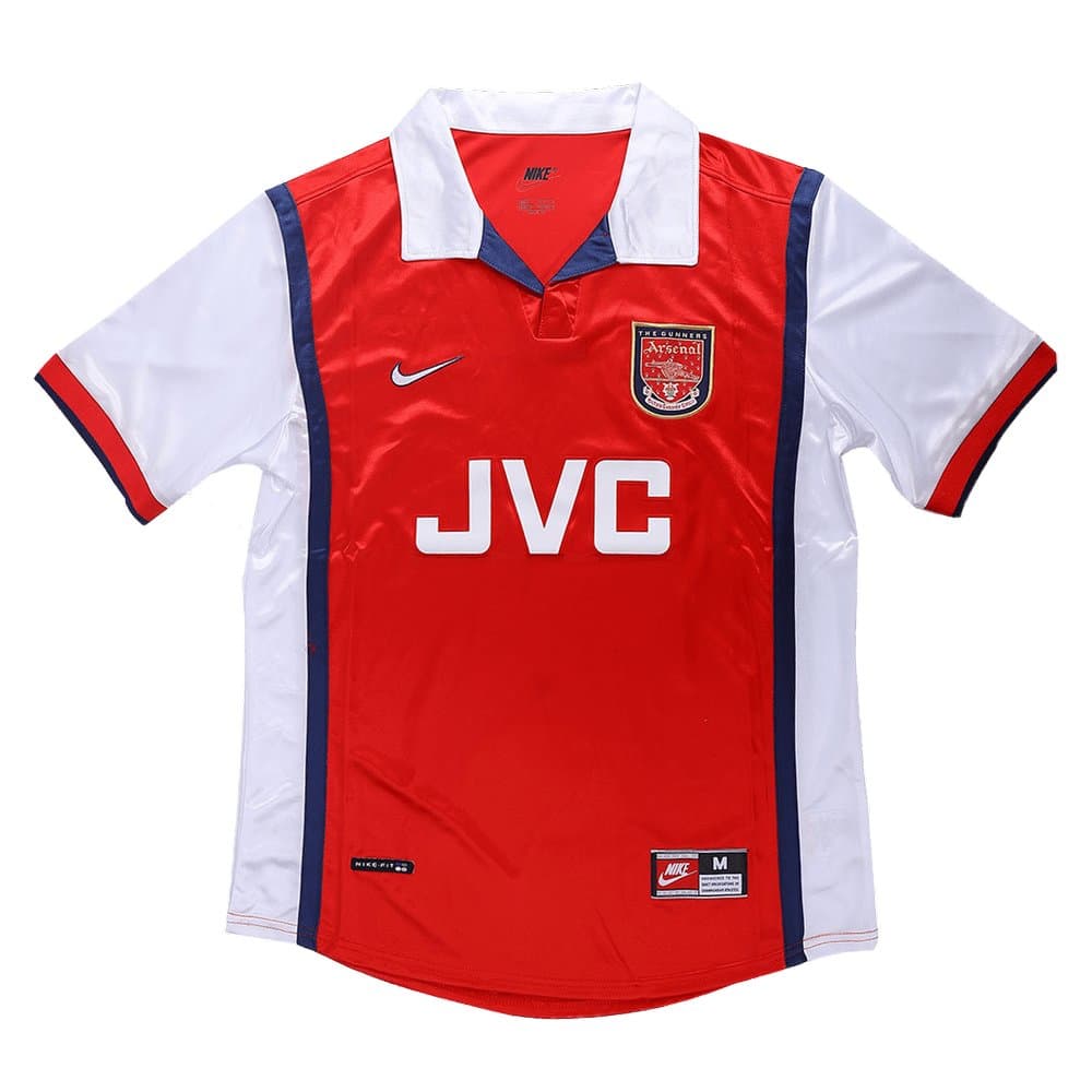 Men's Arsenal Home Retro Soccer Jersey 1998/99 Men's Arsenal Home Retro Soccer Jersey 1998/99