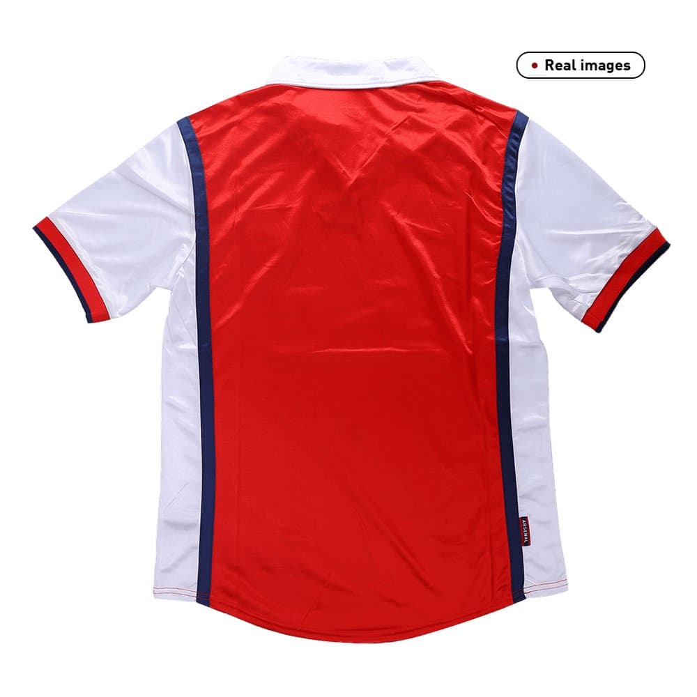 Men's Arsenal Home Retro Soccer Jersey 1998/99 Men's Arsenal Home Retro Soccer Jersey 1998/99