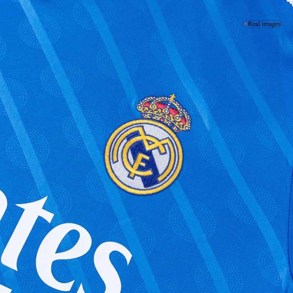 Men's Real Madrid Third Away Long Sleeve Jersey 2025/26 Men's Real Madrid Third Away Long Sleeve Jersey 2025/26