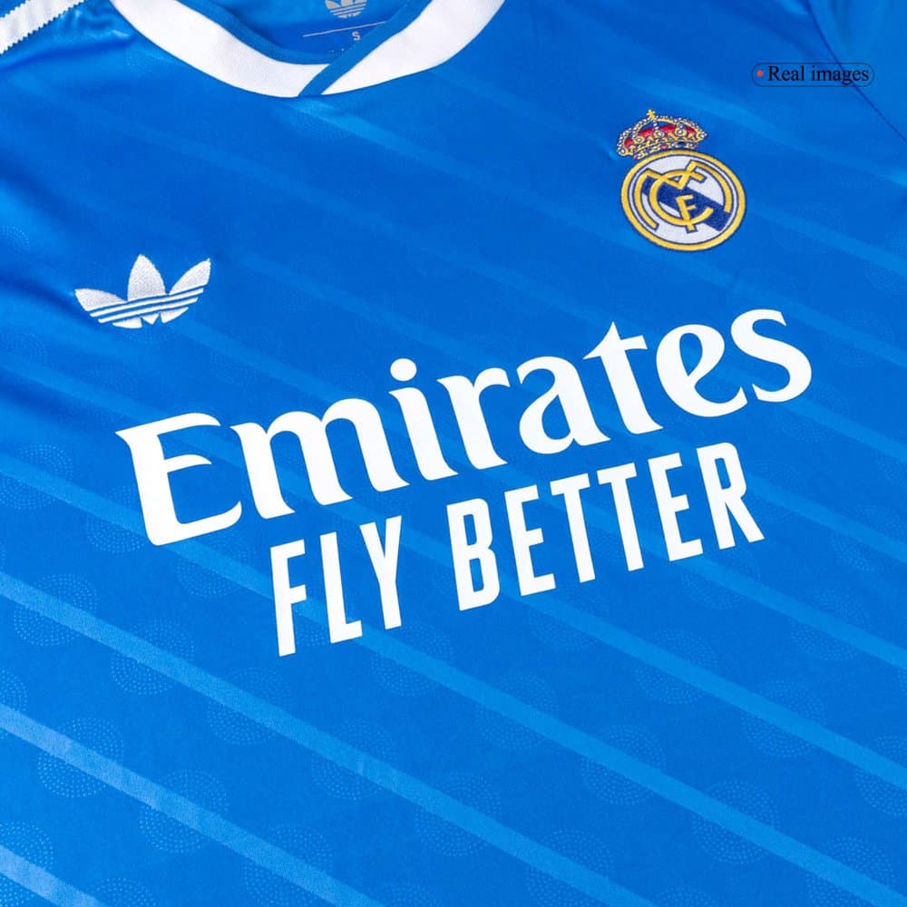 Men's Real Madrid Third Away Long Sleeve Jersey 2025/26 Men's Real Madrid Third Away Long Sleeve Jersey 2025/26