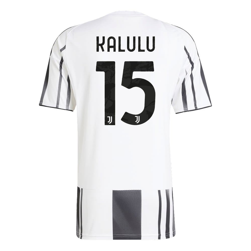 Men's KALULU #15 Juventus Home Replica Soccer Jersey 2025/26 Men's KALULU #15 Juventus Home Replica Soccer Jersey 2025/26