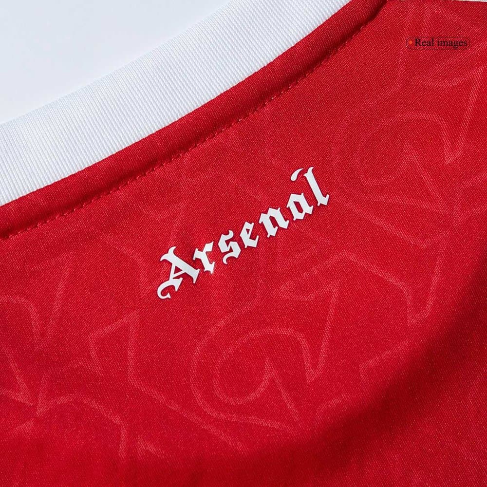 Kid's Arsenal Home Soccer Jersey Full Kit 2025/26 Kid's Arsenal Home Soccer Jersey Full Kit 2025/26