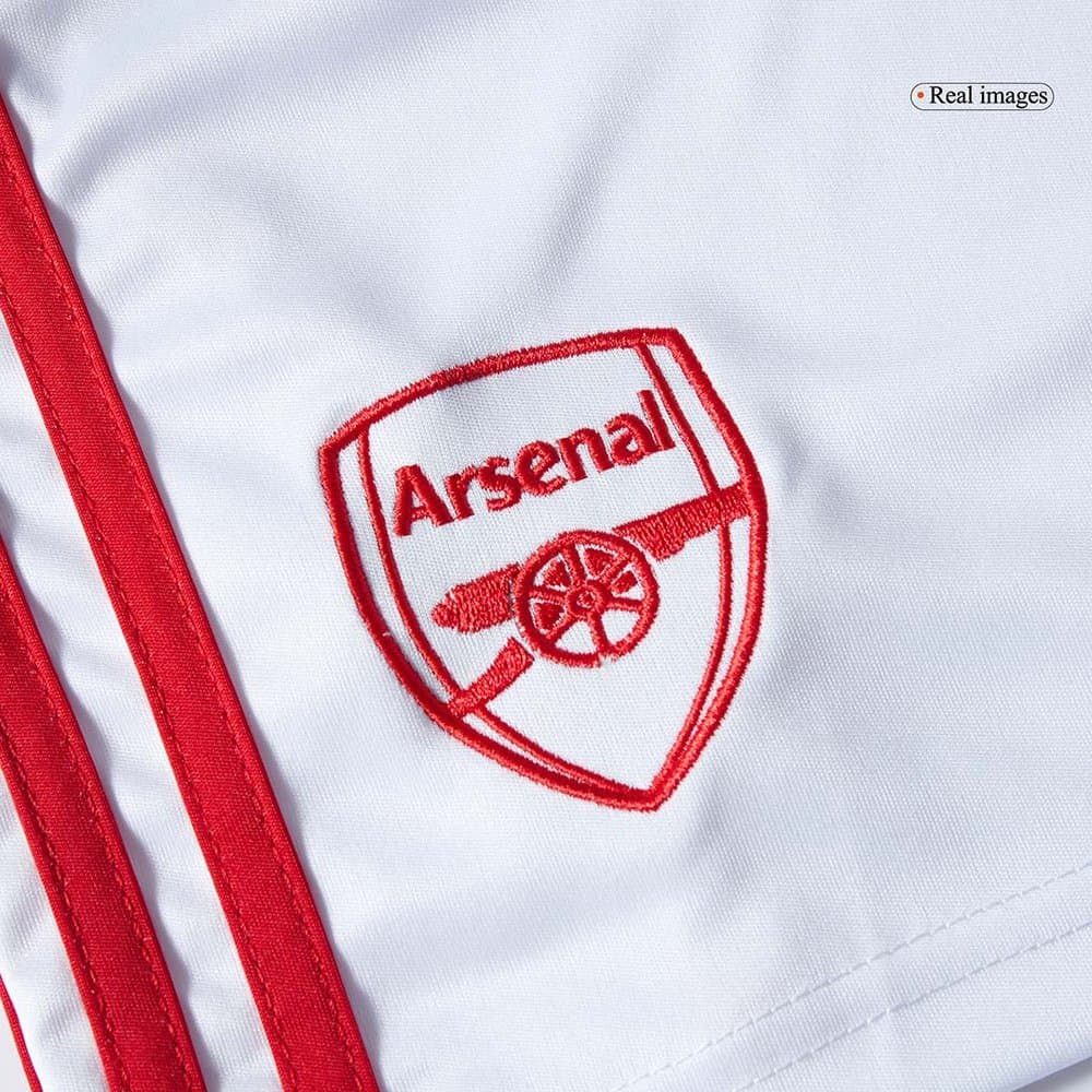 Kid's Arsenal Home Soccer Jersey Full Kit 2025/26 Kid's Arsenal Home Soccer Jersey Full Kit 2025/26
