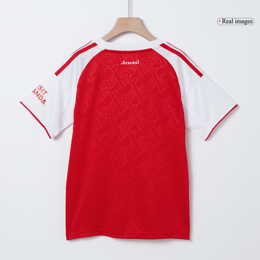 Kid's Arsenal Home Soccer Jersey Full Kit 2025/26 Kid's Arsenal Home Soccer Jersey Full Kit 2025/26