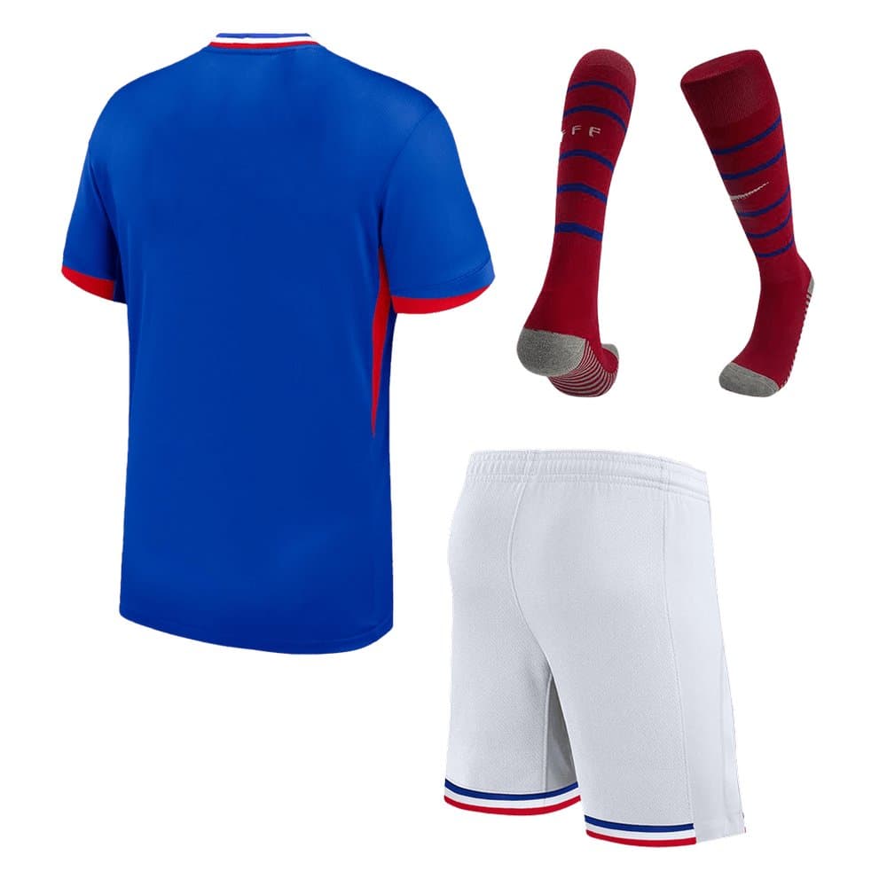 Men's France Home Jersey Full Kit EURO 2024
