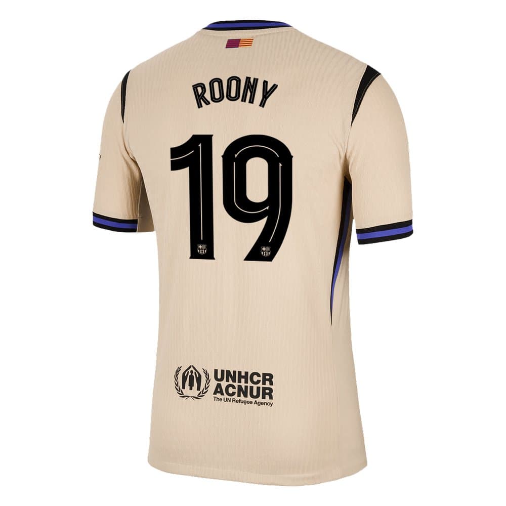 Men's ROONY #19 Barcelona Away Authentic Soccer Jersey - UCL 2025/26 Men's ROONY #19 Barcelona Away Authentic Soccer Jersey - UCL 2025/26